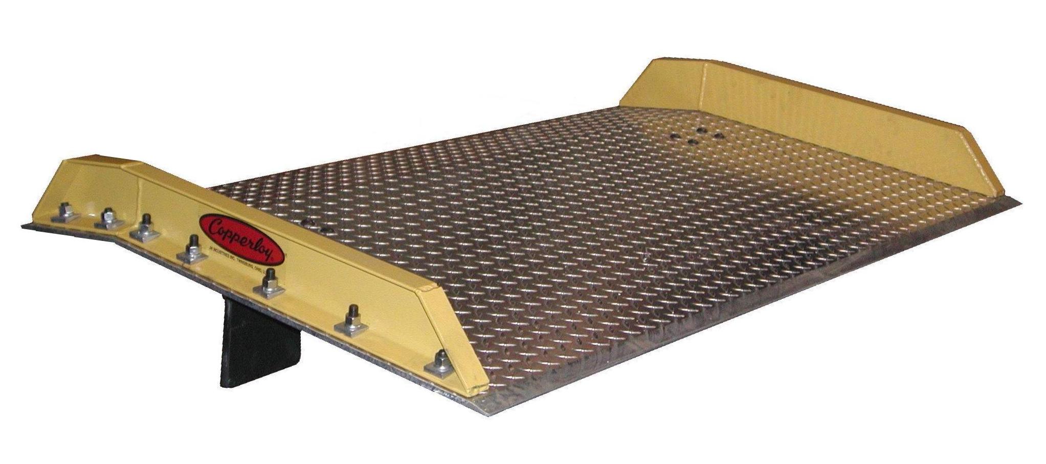 custom automation dockboard steel curbs