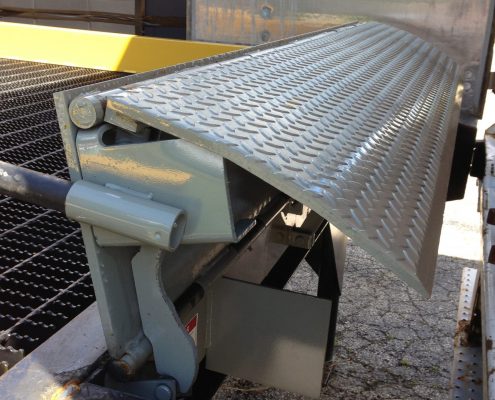 manual edge of dock leveler