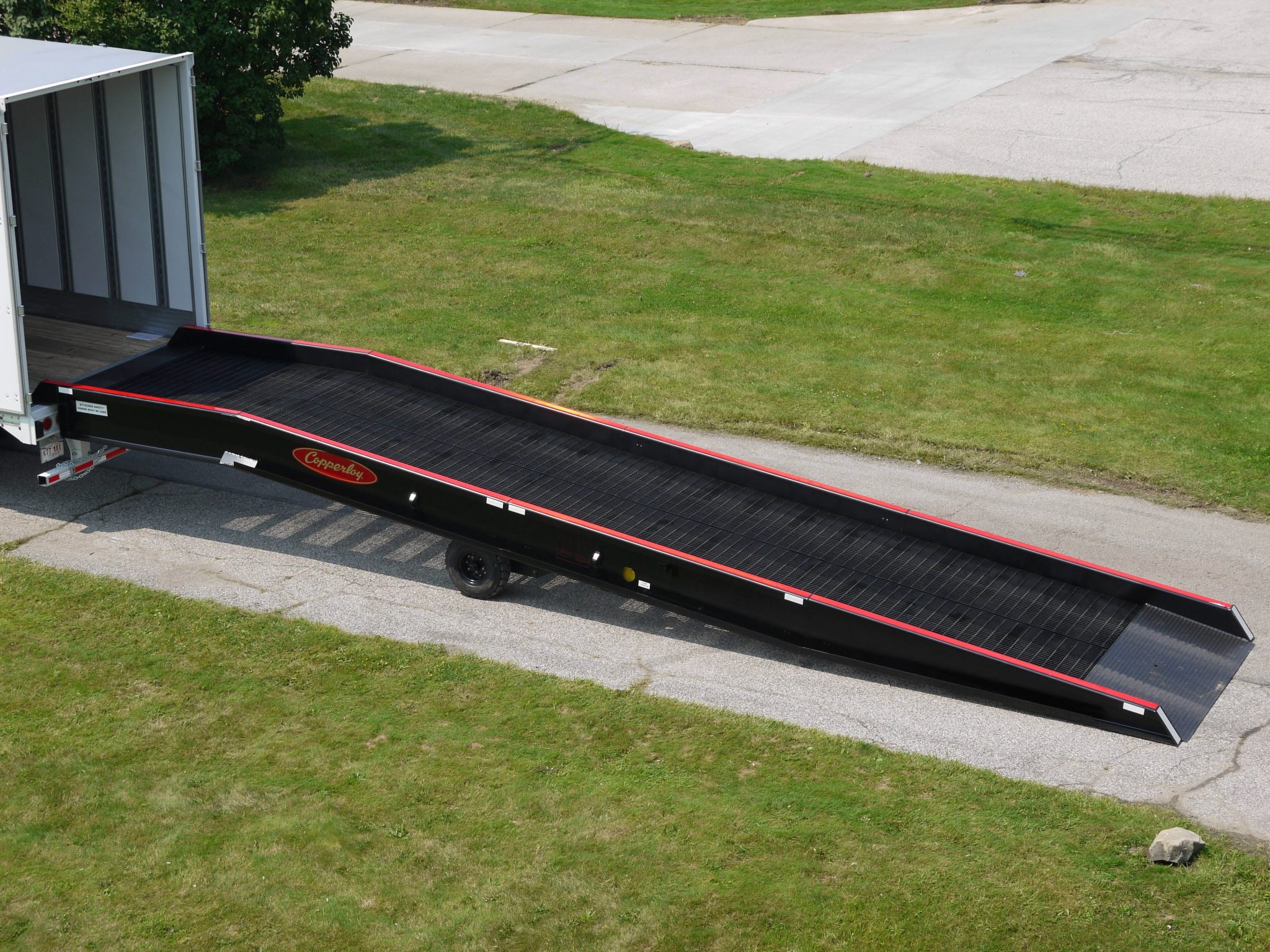 Heavy duty portable yard ramps